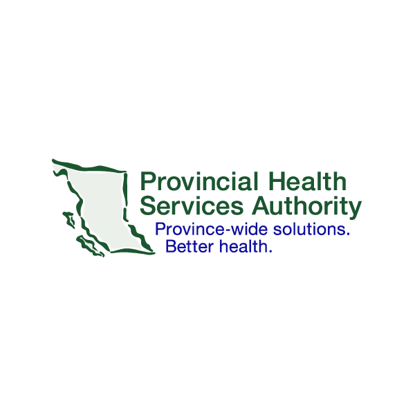 Logo for Provincial Health Services Authority, subtitle Province-wide solutions. Better health.
